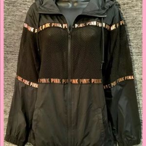 Vs PINK mesh windbreaker